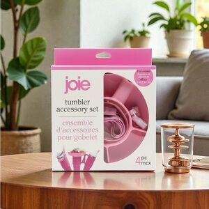 Joie Pink Tumbler Accessory Set 4-Piece